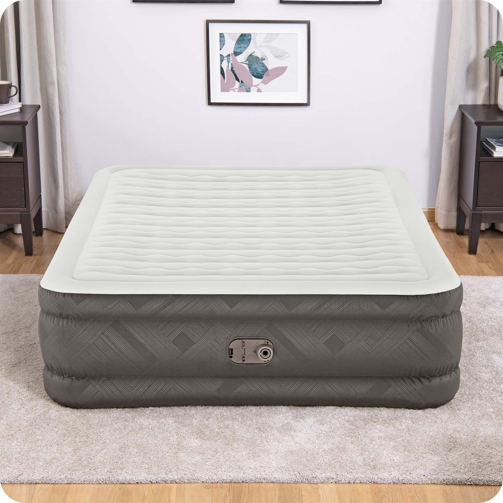 Pripučiamas čiužinys 203x152x46 cm su įmontuota elektrine pompa Bestway 69050-Namai, laisvalaikis, turizmas, Pripučiami čiužinia