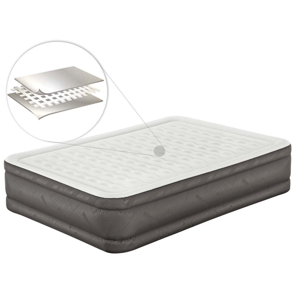 Pripučiamas čiužinys 203x152x46 cm su įmontuota elektrine pompa Bestway 69050-Namai, laisvalaikis, turizmas, Pripučiami čiužinia