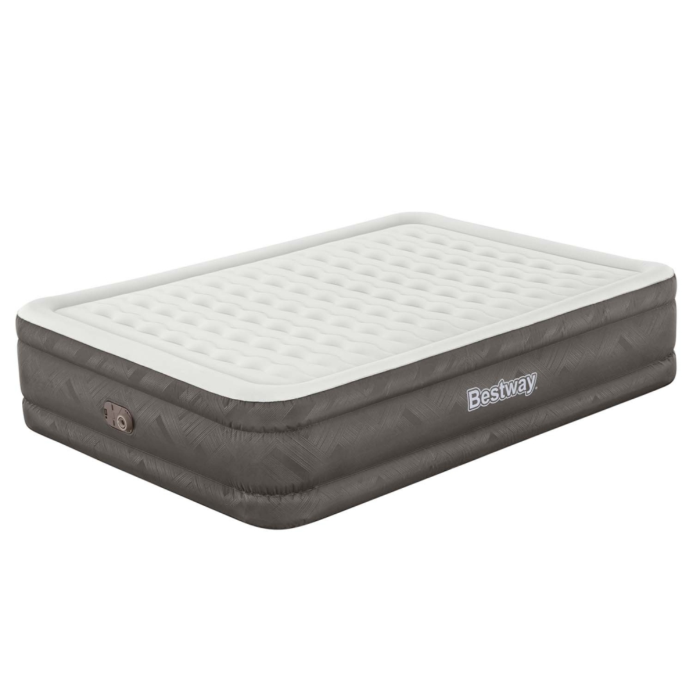 Pripučiamas čiužinys 203x152x46 cm su įmontuota elektrine pompa Bestway 69050-Namai, laisvalaikis, turizmas, Pripučiami čiužinia