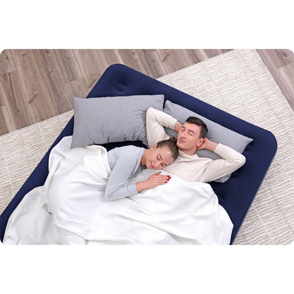 Pripučiamas čiužinys 203x152x22 cm su pompa Bestway 67003-Namai, laisvalaikis, turizmas, Pripučiami čiužiniai ir baldai-e-vaikas