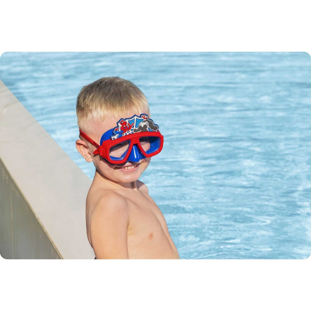 Vaikiška plaukimo kaukė Bestway Spider-Man 98023-Žaislai, Lauko žaislai, Vandens ir smėlio žaislai, Nardymo, plaukimo reikmenys-