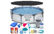 Sodo rėminis baseinas 305 x 76 cm 17in1 Bestway 56408-Baseinai, Karkasiniai baseinai-e-vaikas