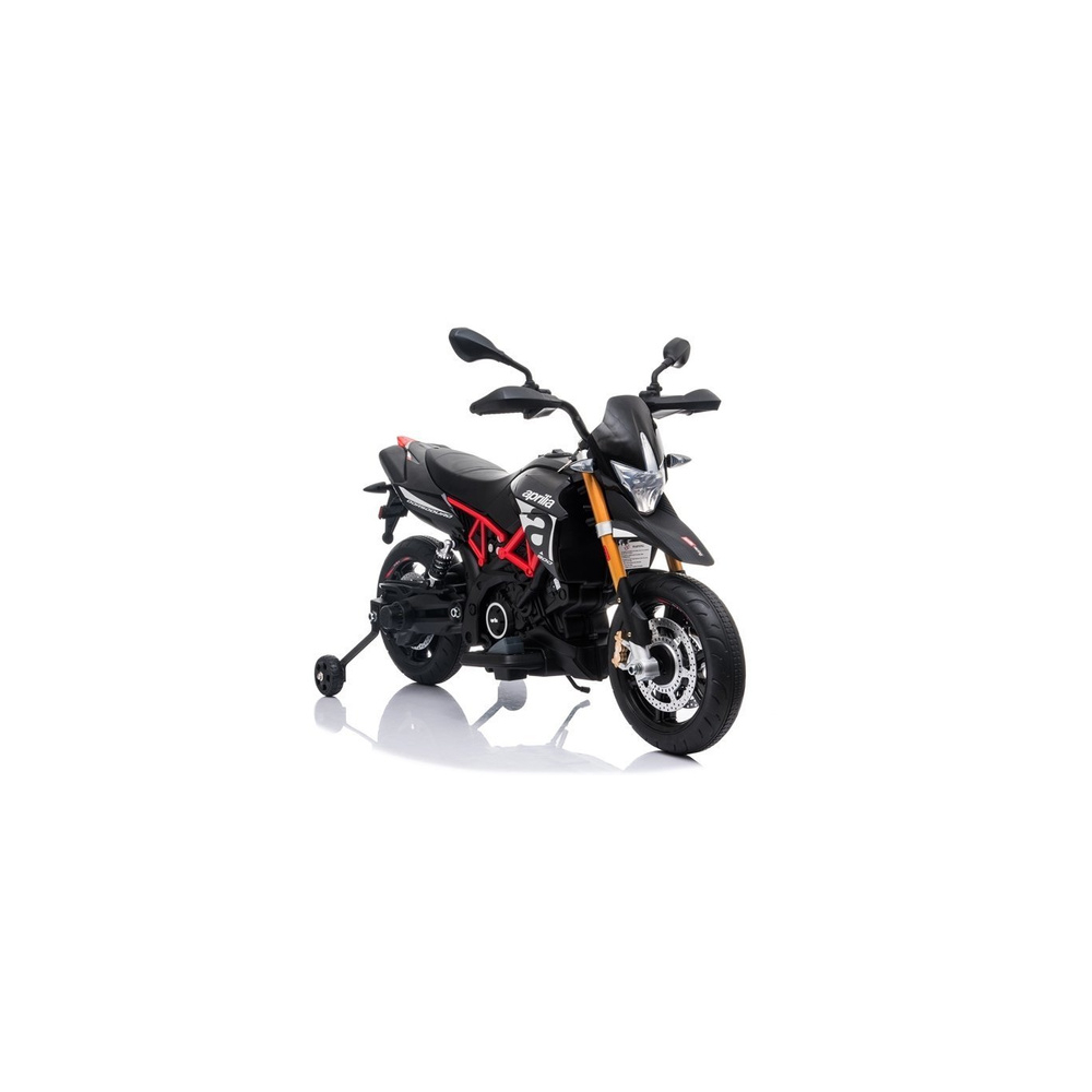 Aprilia A007 akumuliatoriaus Transporto priemonė Juoda-Elektromobiliai vaikams, Motociklai-e-vaikas