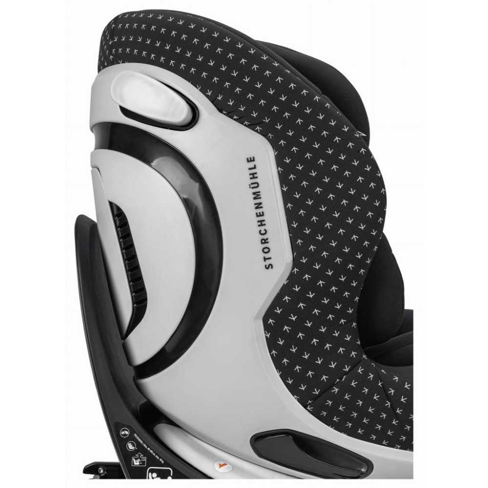 Automobilinė kėdutė STM Niki Start I-Size, 0-18 kg, Onyx-Automobilinės kėdutės, 0-18 kg-e-vaikas