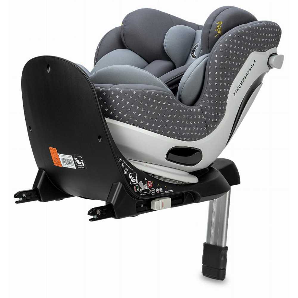 Automobilinė kėdutė STM Niki Start, I-Size, 0-18 kg, Asphalt-Automobilinės kėdutės, 0-18 kg-e-vaikas