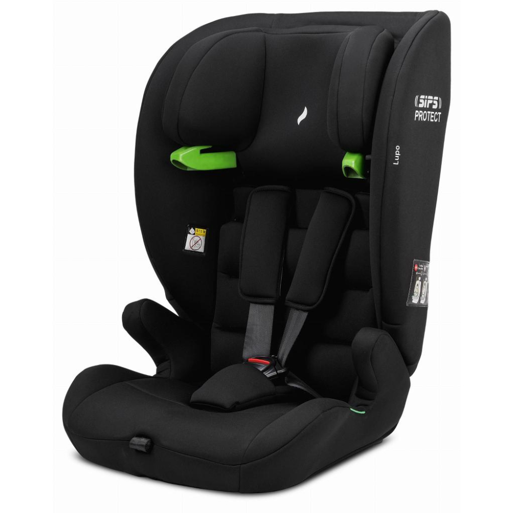 Automobilinė kėdutė OSANN Lupo i-Size, 9-36 kg, Black-Automobilinės kėdutės, 9-36 kg-e-vaikas