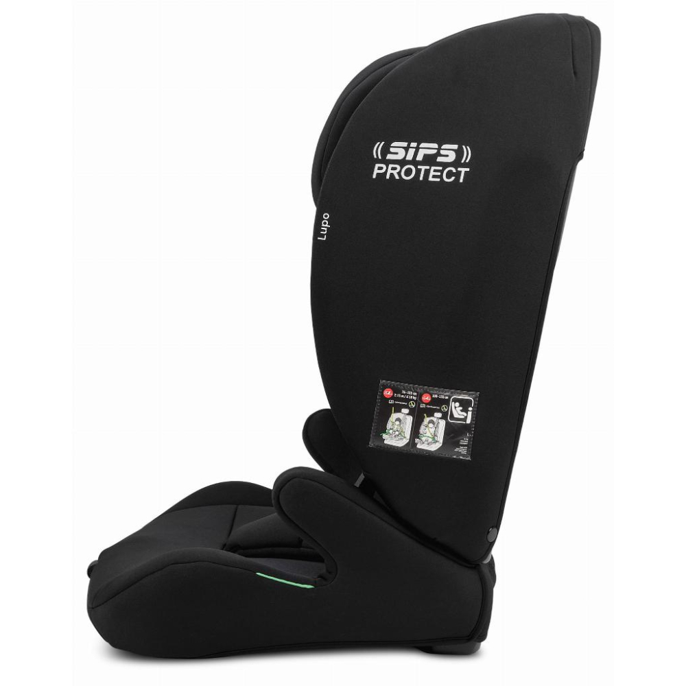 Automobilinė kėdutė OSANN Lupo i-Size, 9-36 kg, Black-Automobilinės kėdutės, 9-36 kg-e-vaikas