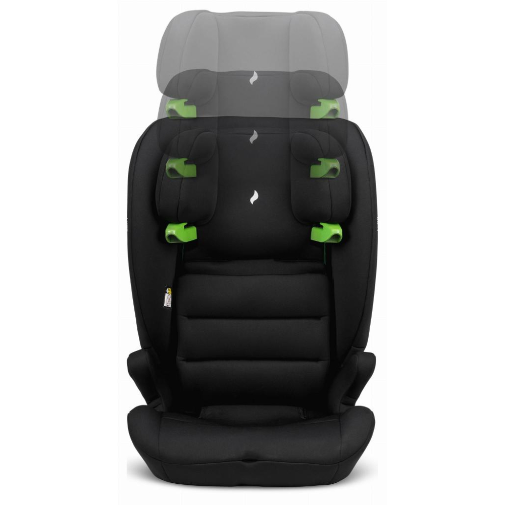 Automobilinė kėdutė OSANN Lupo i-Size, 9-36 kg, Black-Automobilinės kėdutės, 9-36 kg-e-vaikas