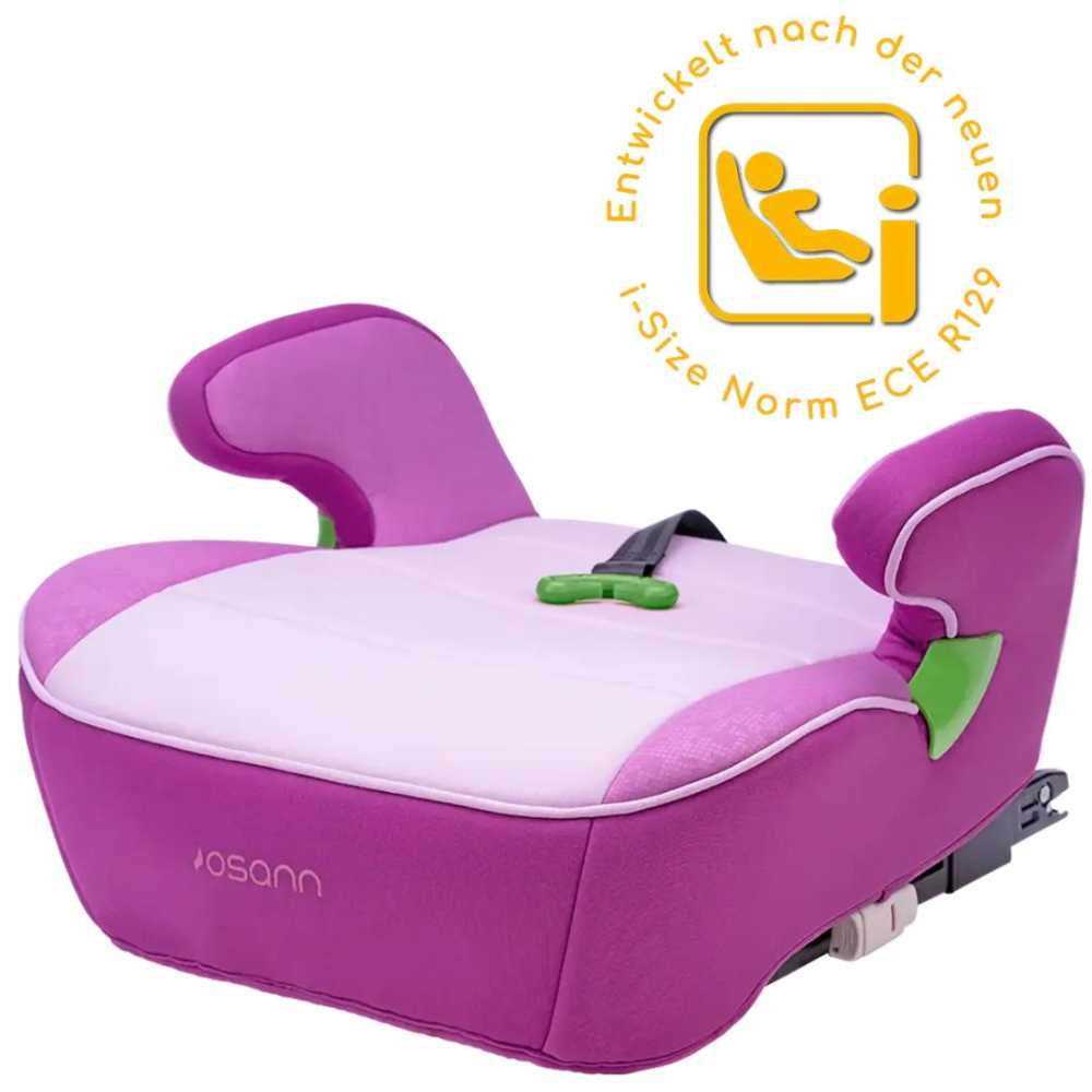 Automobilinė kėdutė OSANN Junior Isofix i-Size, Gurtfix Pixel Berry-Automobilinės kėdutės, Paaukštinimai-e-vaikas