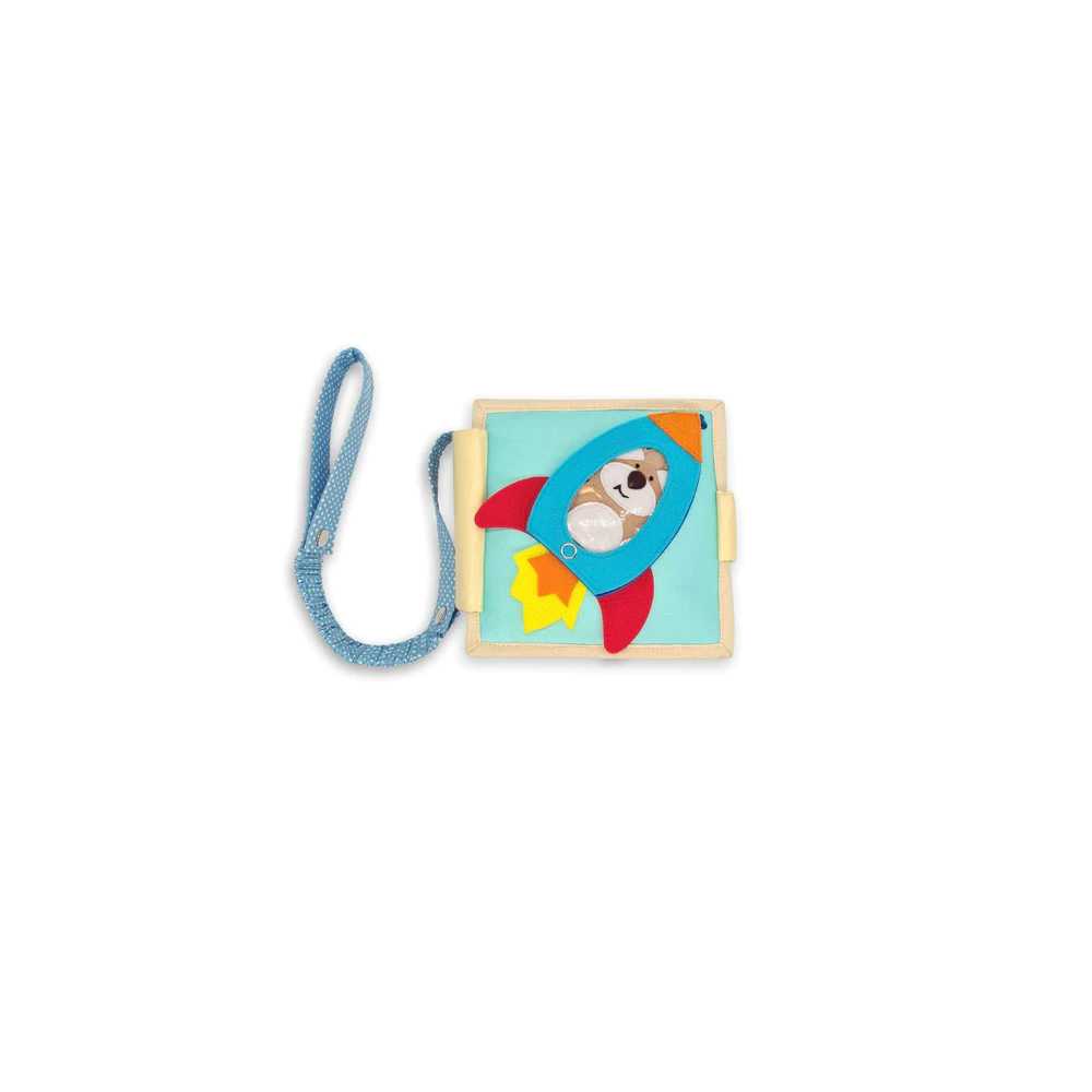 Elastinis vežimėlio dirželis JD, mėlynas-Hooka-e-vaikas