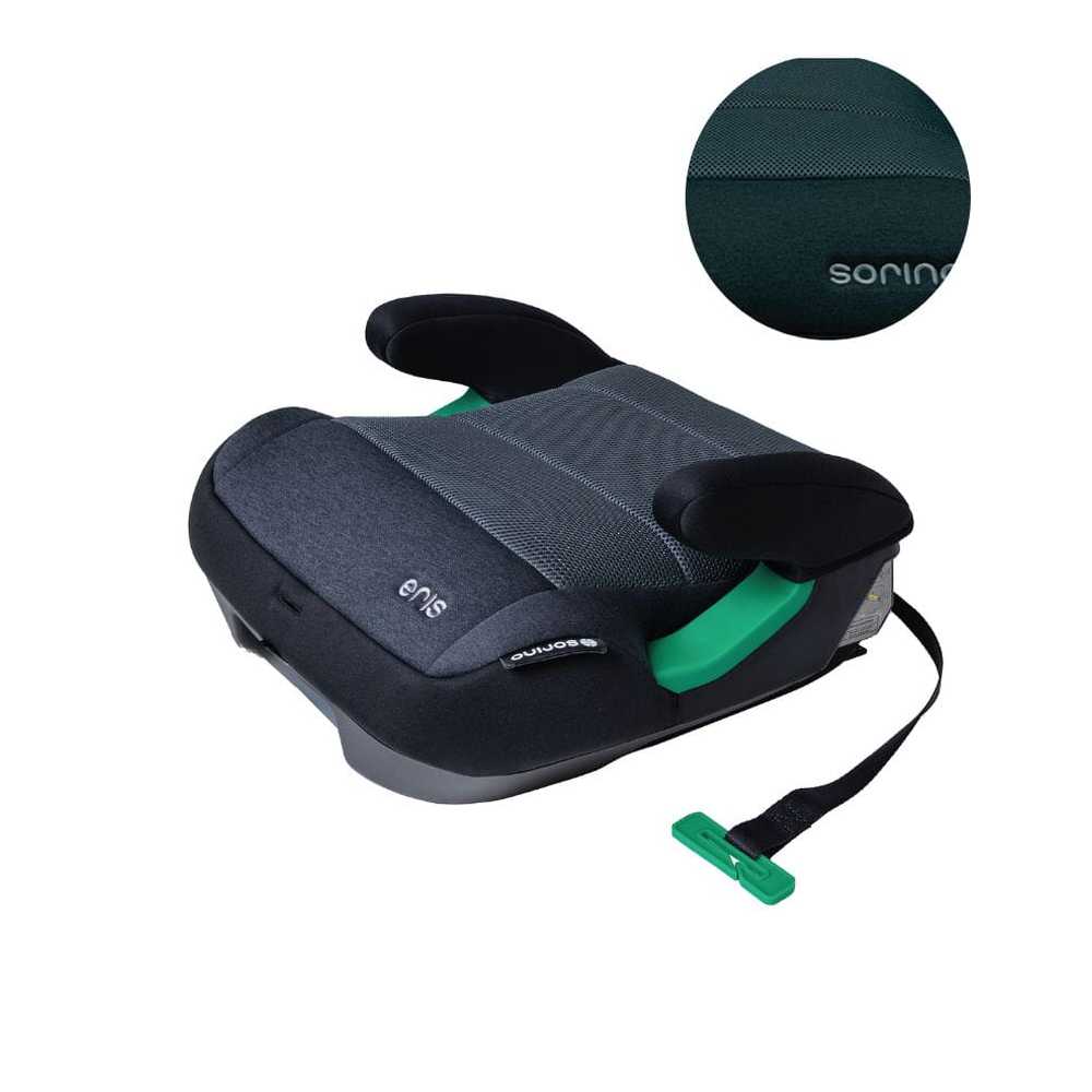 Automobilinė kėdutė SORINO Booster Eris 125-150cm, Dark Grey-Automobilinės kėdutės, Paaukštinimai-e-vaikas