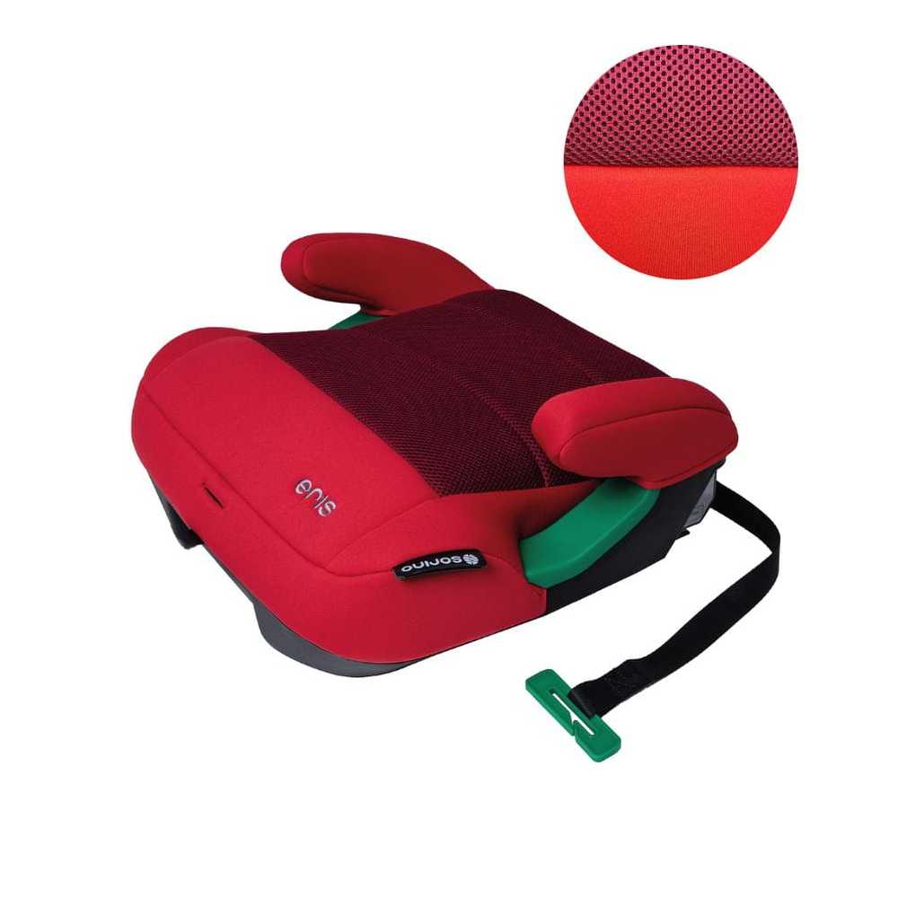 Automobilinė kėdutė SORINO Booster Eris 125-150cm, Red-Automobilinės kėdutės, Paaukštinimai-e-vaikas