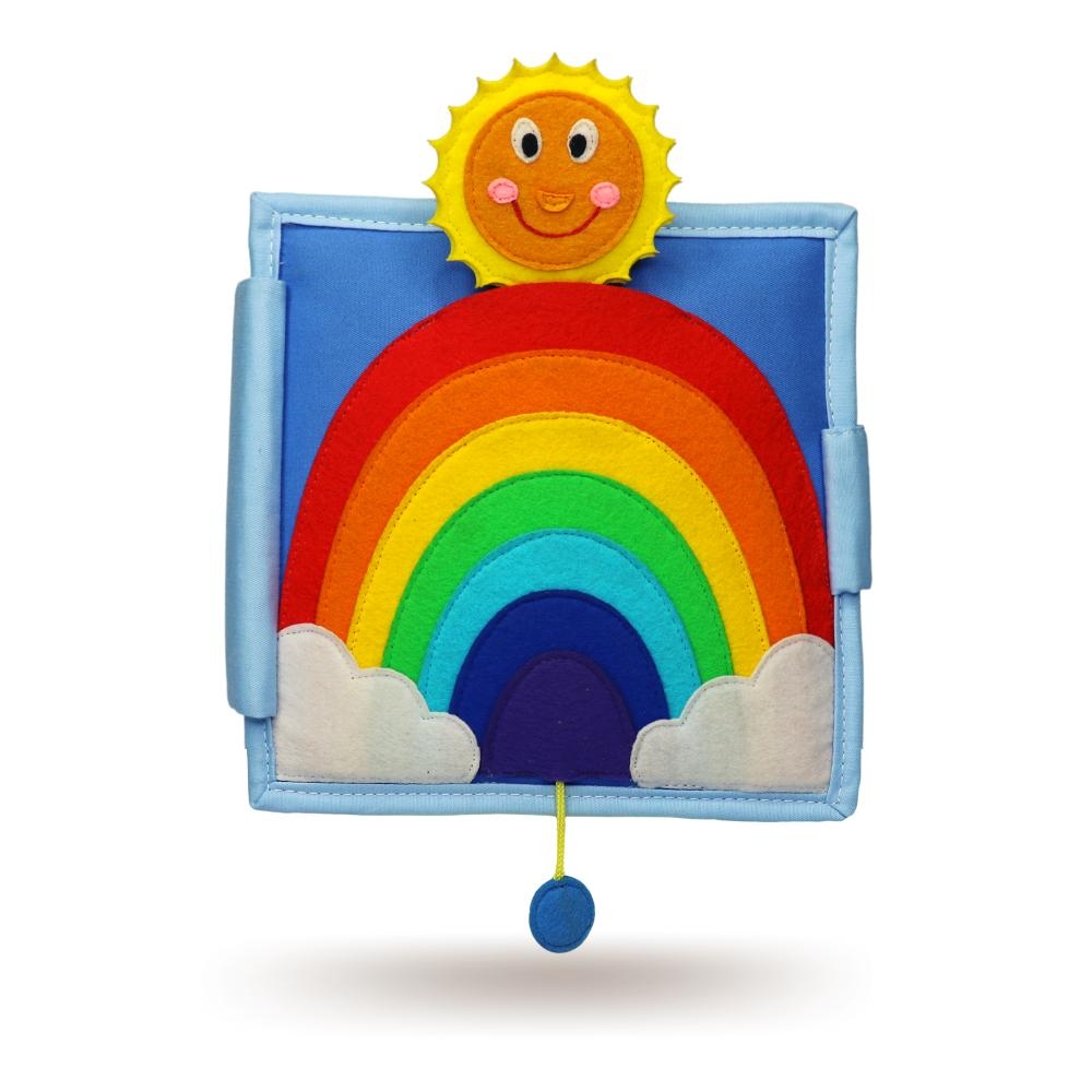 JD Książeczka Manipulacyjna Mała - Słoneczko-Žaislai, Kūdikiams, Žaislai mažyliams (iki 4 m.