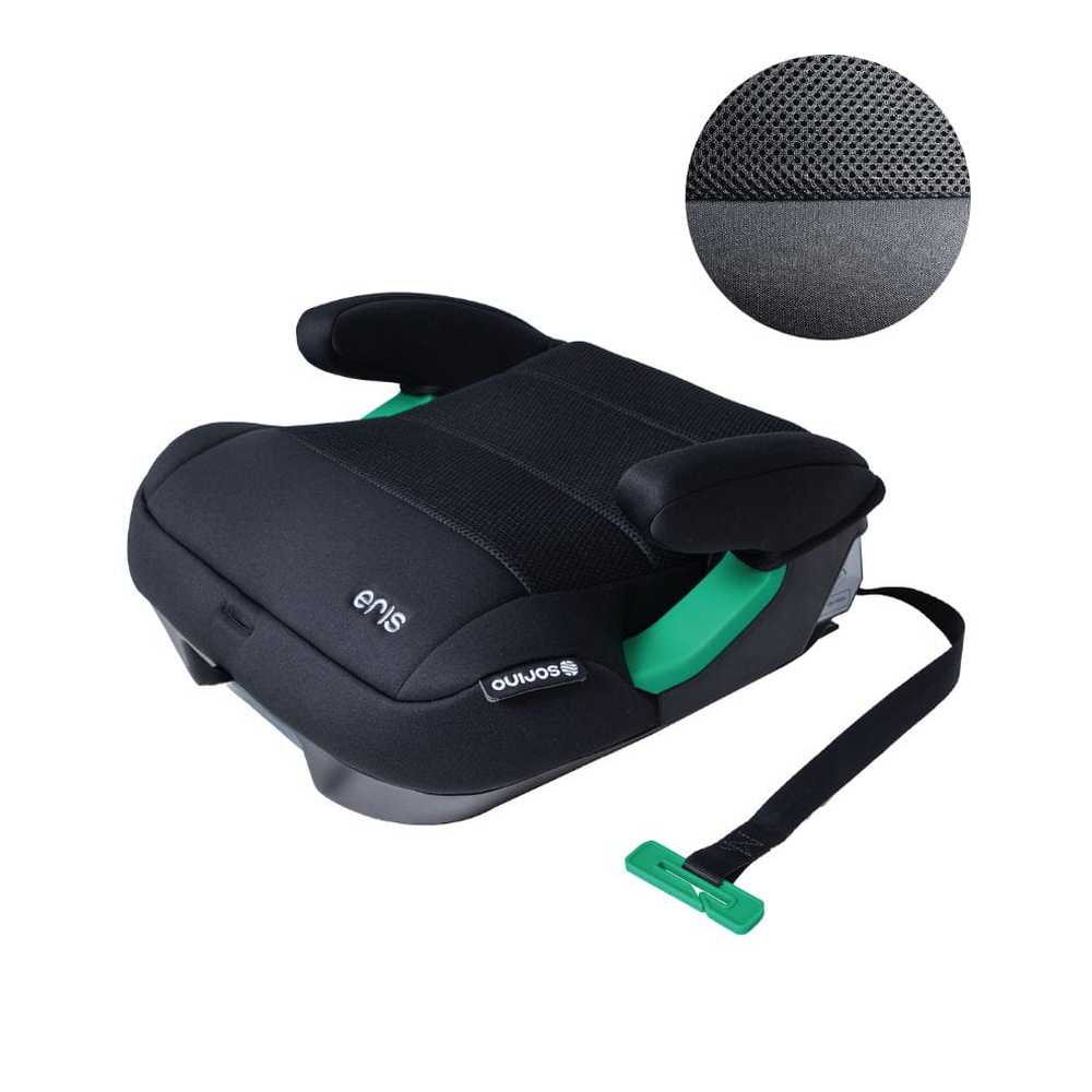 Automobilinė kėdutė SORINO Booster Eris 125-150cm, Black/Grey-Automobilinės kėdutės, Paaukštinimai-e-vaikas