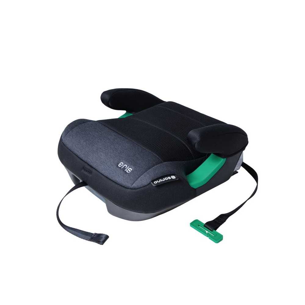 Automobilinė kėdutė SORINO Booster Eris 125-150cm, Black/Grey-Automobilinės kėdutės, Paaukštinimai-e-vaikas